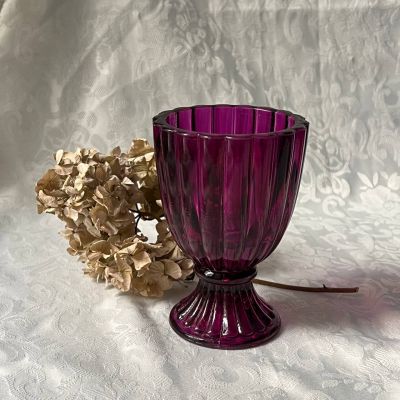 Ваза марганец 13 см хрусталь Германия     