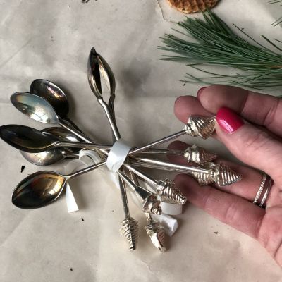 Ложка с ракушками набор 9 шт.