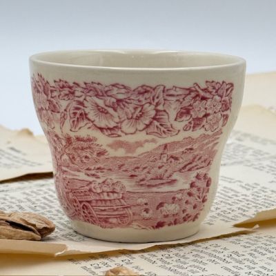 Сахарница English Ironstone Company (EIT) красная 200 мл Англия