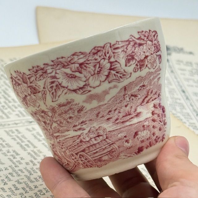 Сахарница English Ironstone Company (EIT) красная 200 мл Англия