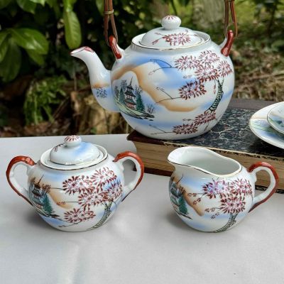 Сахарница Сакура 14 см фарфор Япония