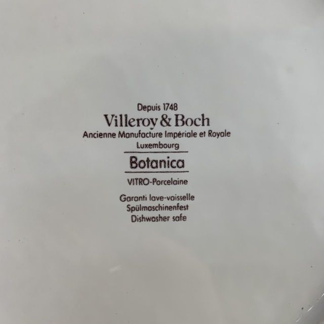 Тарелка для завтрака Thymus Botanica 21 см 80-90-е ВиллеройБох