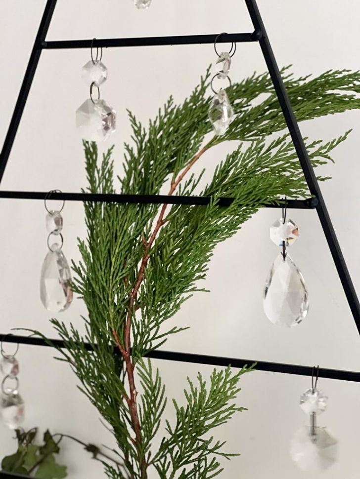 Подвес хрусталик 10 см Сосулька большая