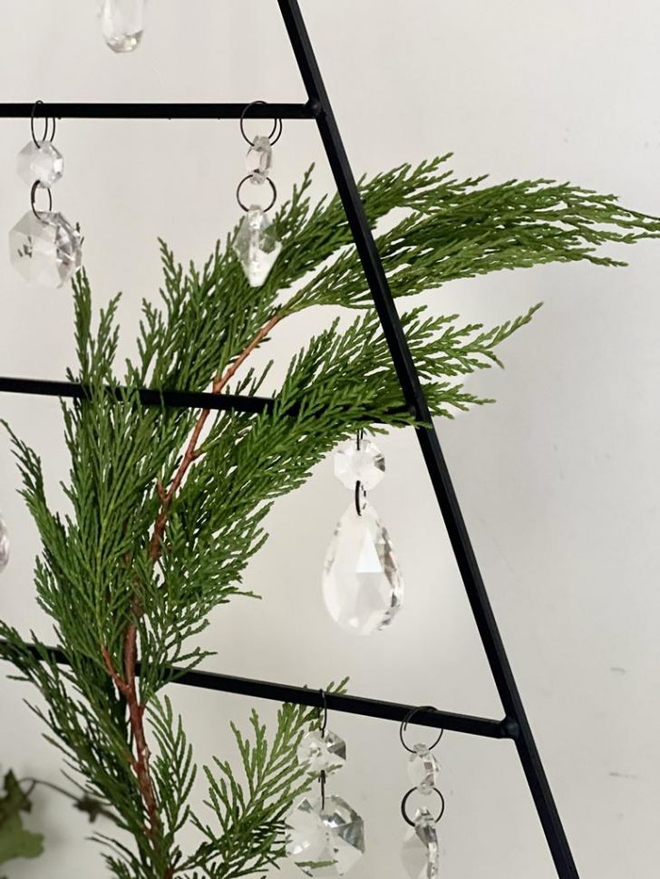 Подвес хрусталик 10 см Сосулька большая