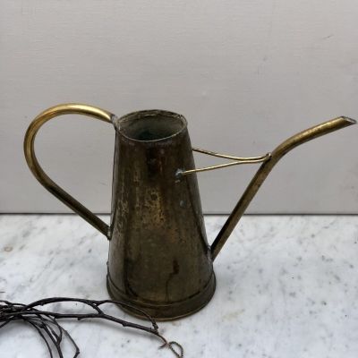 Лейка старинная латунная