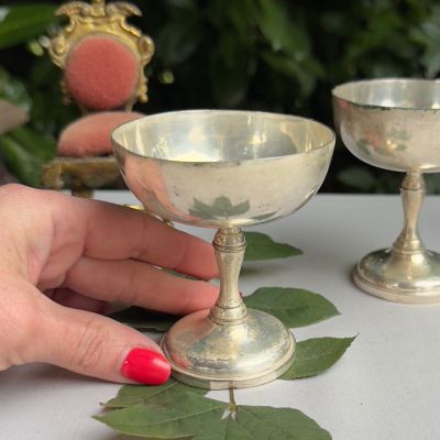 Креманка  9 см мельхиор Франция