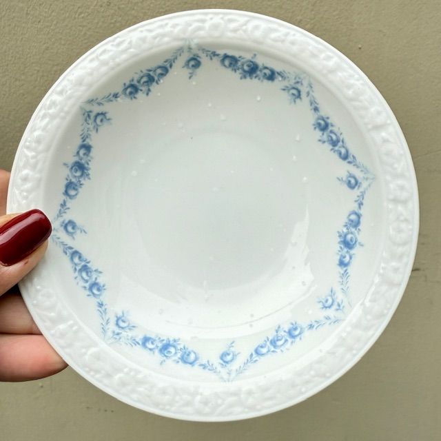 Миска Rosenthal Classic Rose голубые розы 14 см Германия