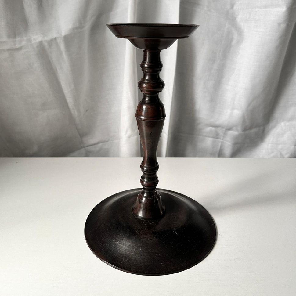 Подсвечник для широкой свечи 31 см металл