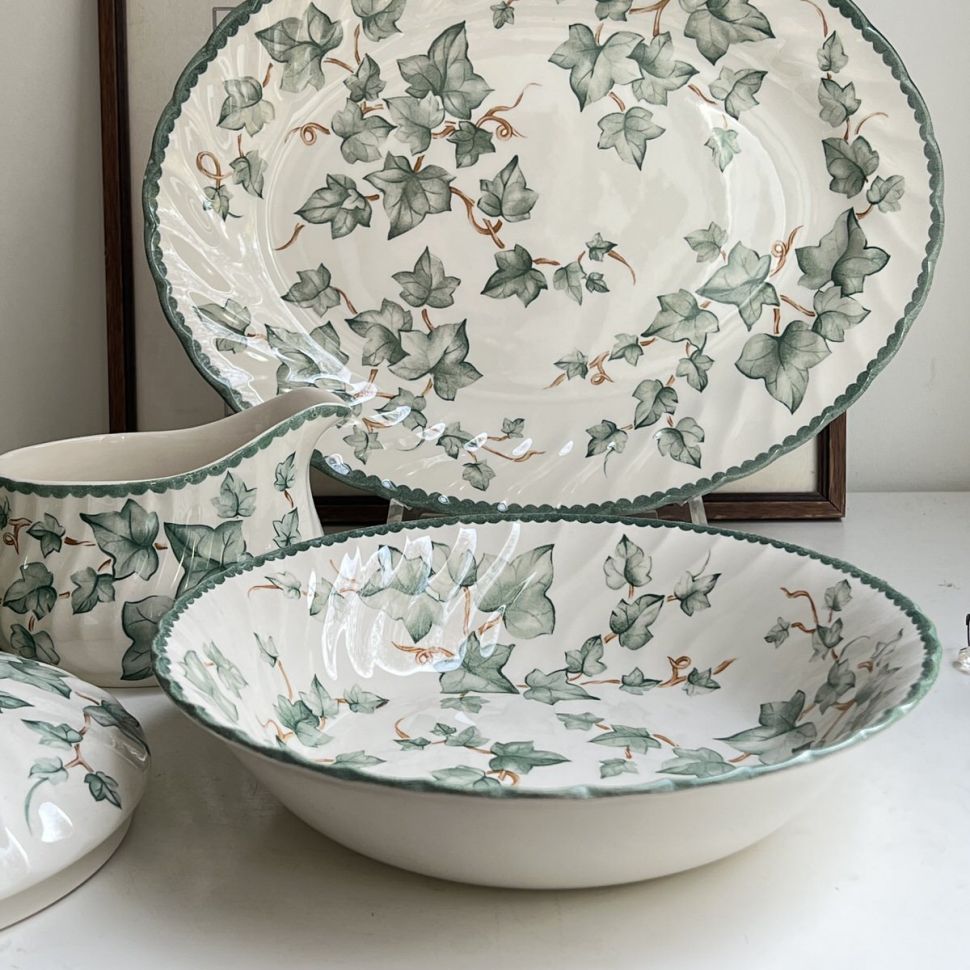 Салатник Barratts Плющ 23 см фарфор Англия