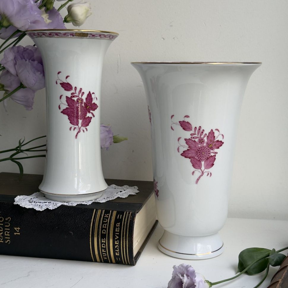 Ваза Herend Apponyi Chinese Bouquet 24 см Венгрия