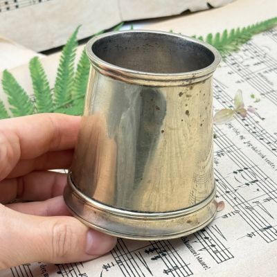 Ваза стакан 150 мл серебрение латунь