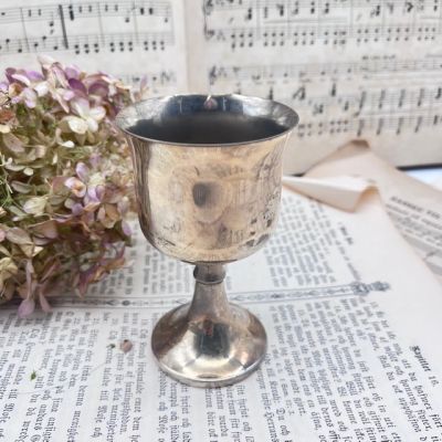 Бокал 100 мл серебрение Англия