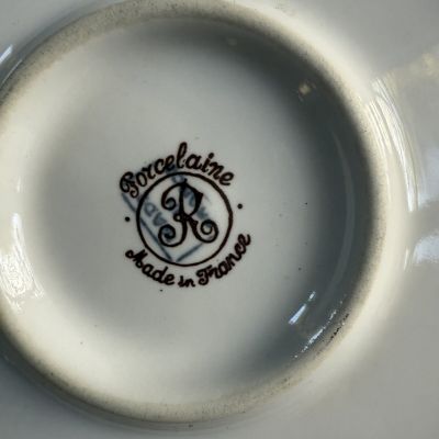 Тарелка Revol 24 см керамика олово Франция