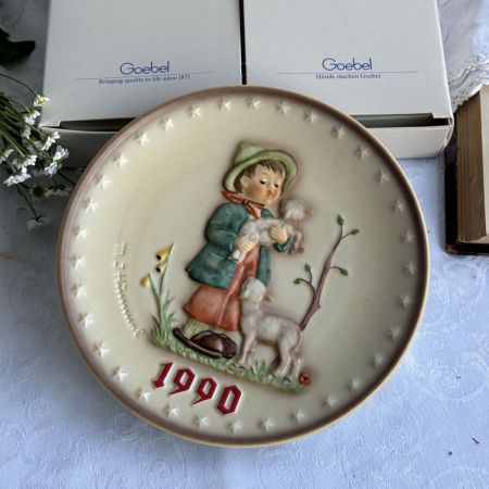 Тарелка 1990 Goebel Hummel 19 см Германия       