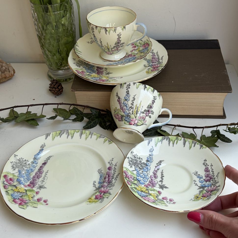 Чайное трио EB Foley Foxglove 200 мл Англия 