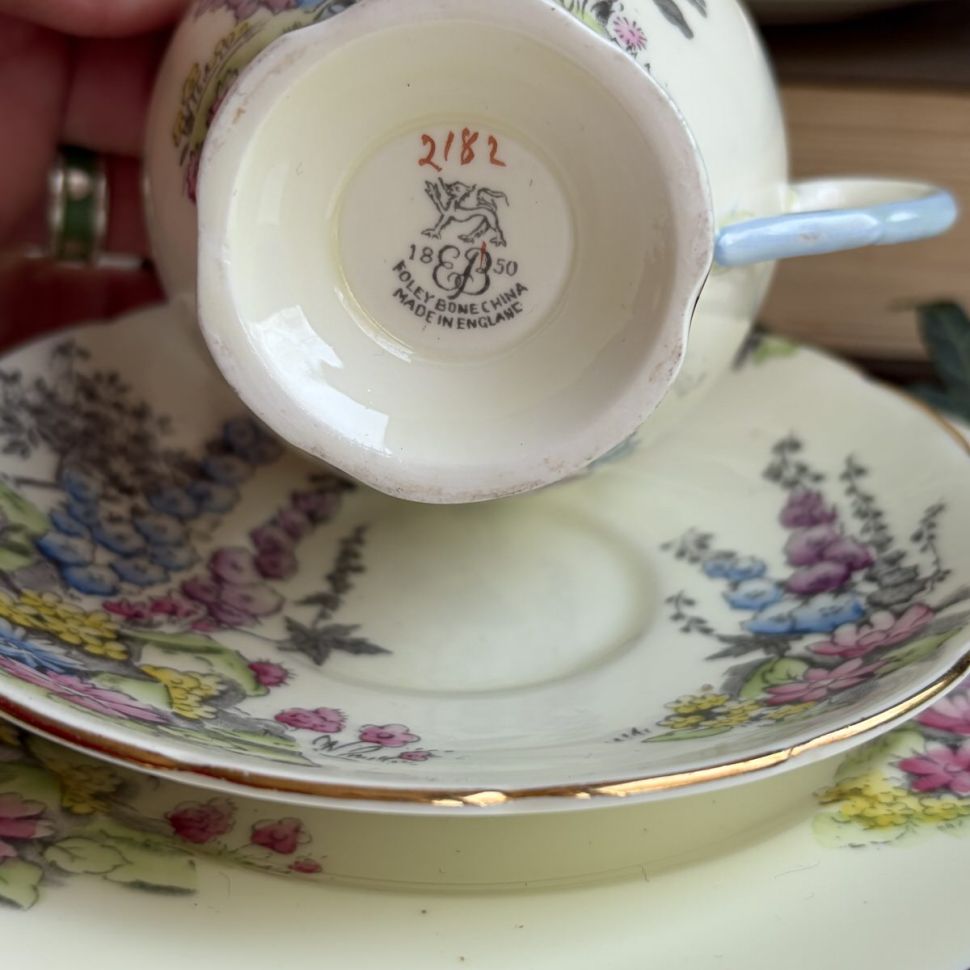 Чайное трио EB Foley Foxglove 200 мл Англия 