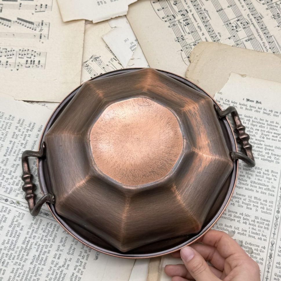 Ваза с ручками для фруктов 27 см