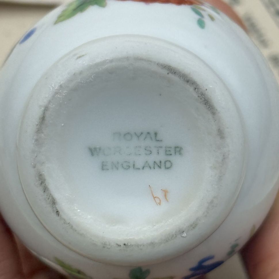 Кодлер на 1 яйцо Royal Worcester фарфор Англия