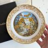 Тарелка Franklin Porcelain Сказки Бременские музыканты 1978 г . W.Germany 