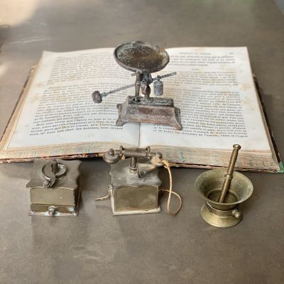 Статуэтка мини набор 4 шт латунь