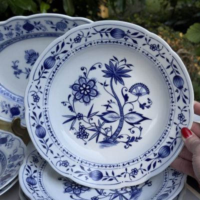 Тарелка глубокая Kahla Indish blau 24 см Kahla Германия 