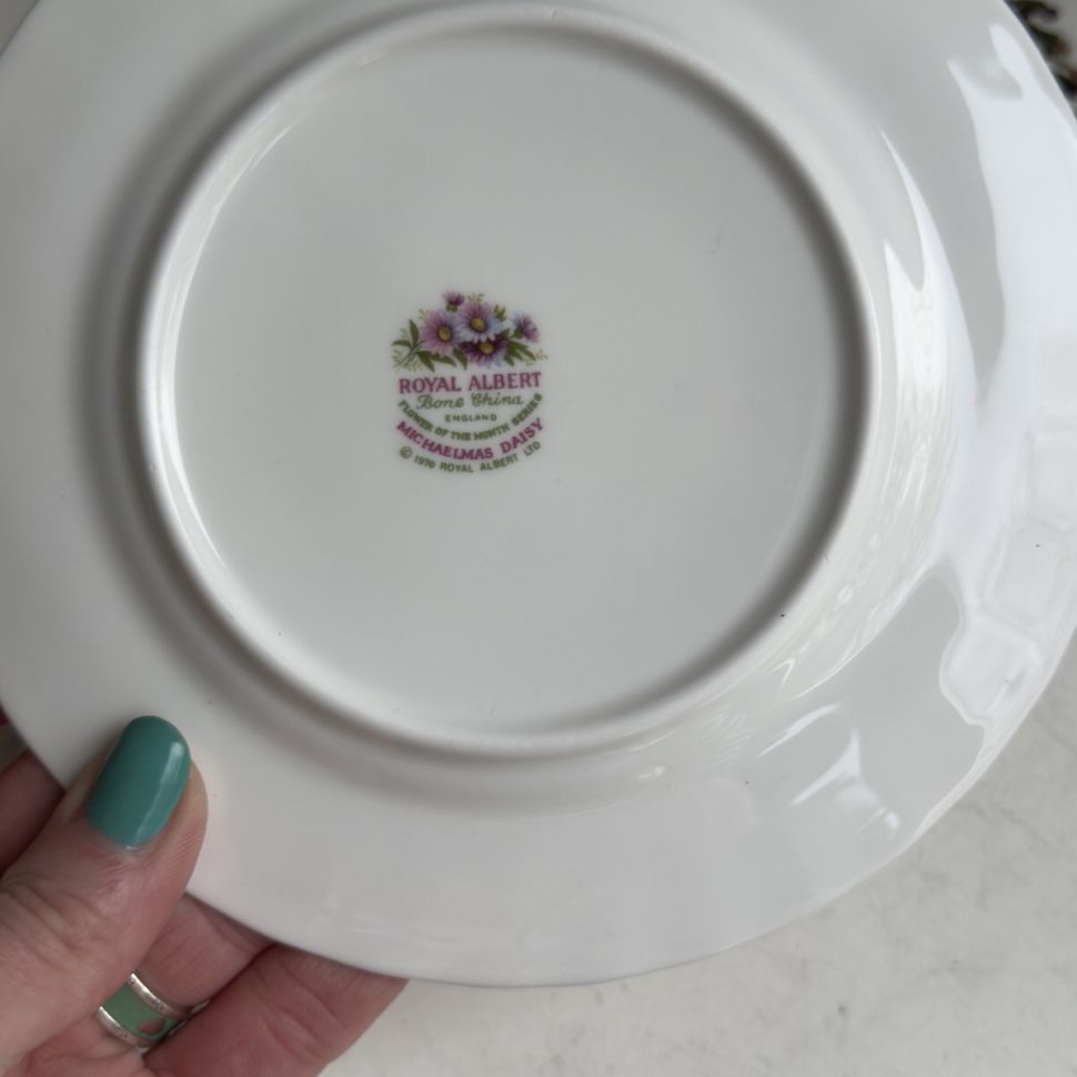 Тарелка Royal Albert 12 месяцев Сентябрь 16 см Англия