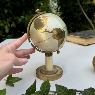 Держатель для самокруток сигарет Глобус Германия 60-е гг. золочение