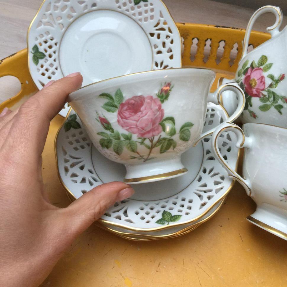 Фарфоровая чайная пара №III Schumann Arzberg Tradition, Германия