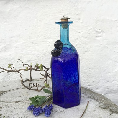 Графин хрусталь Синий с пробкой