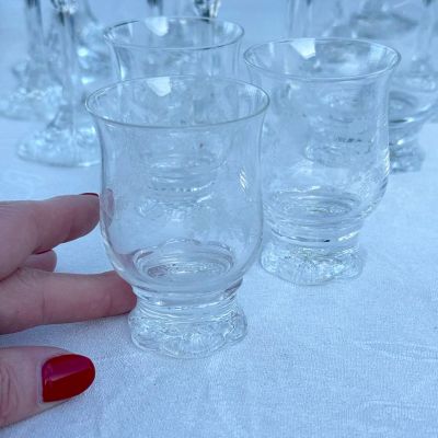 Рюмка Rosenthal Monbijou с узором 80 мл хрусталь Германия 