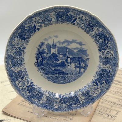 Блюдо ВиллеройБох Burgenland синий 32 см фарфор Германия