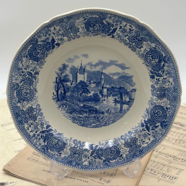 Блюдо ВиллеройБох Burgenland синий 32 см фарфор Германия