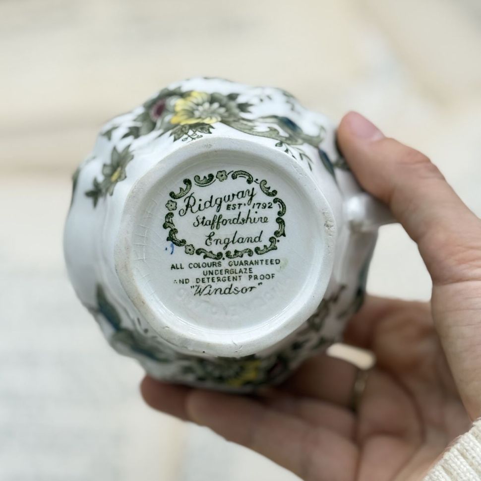 Молочник Ridgway Staffordshire Windsor 280 мл Англия 