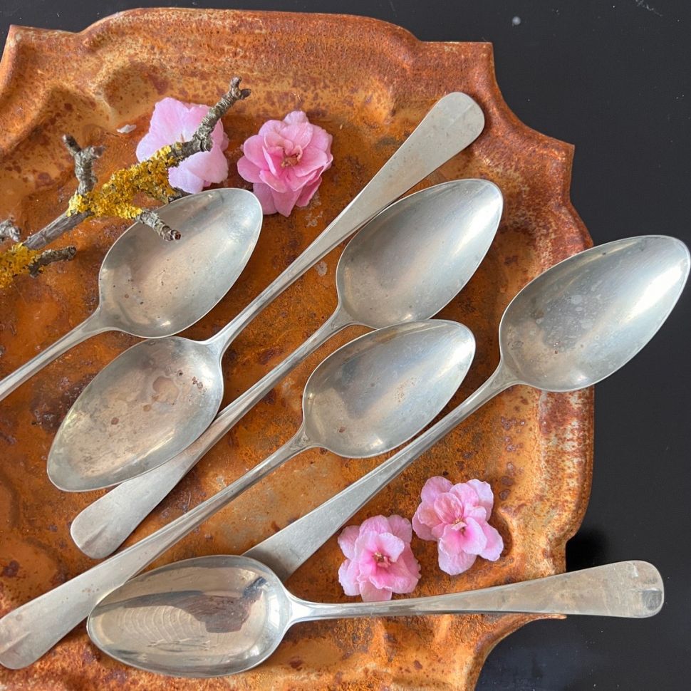 Ложка столовая 20 см мельхиор набор 6 шт.