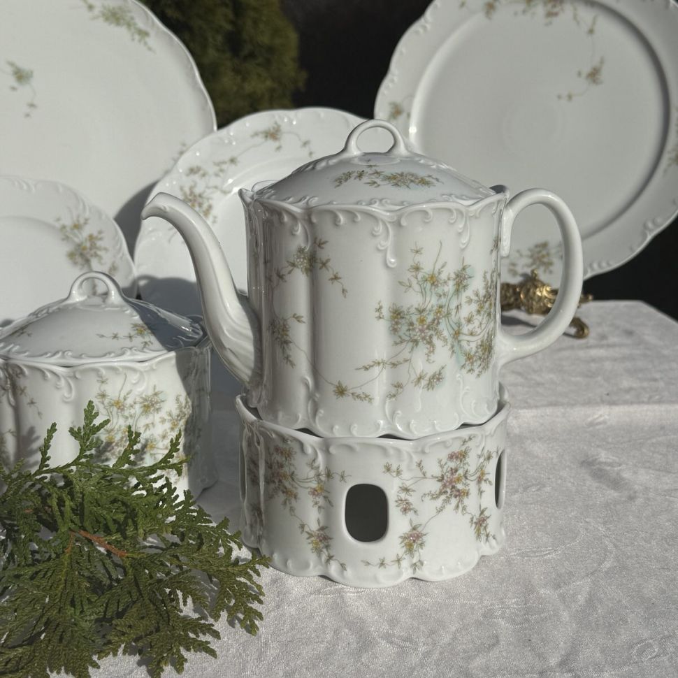 Подставка под чайник Rosenthal Monbijou полевые цветы 15 см Германия