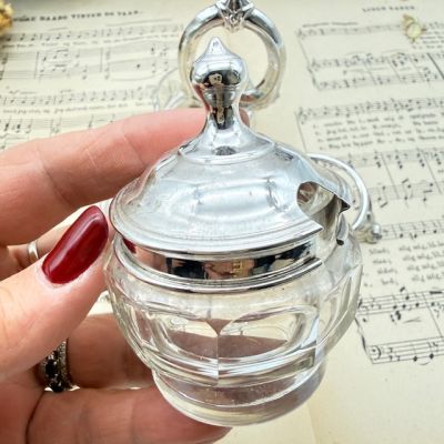 Набор для специй в подставке 14 см хрусталь