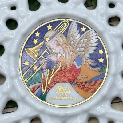 Подвес Звезда рождественский мотив 8 см Hutschenreuther Германия