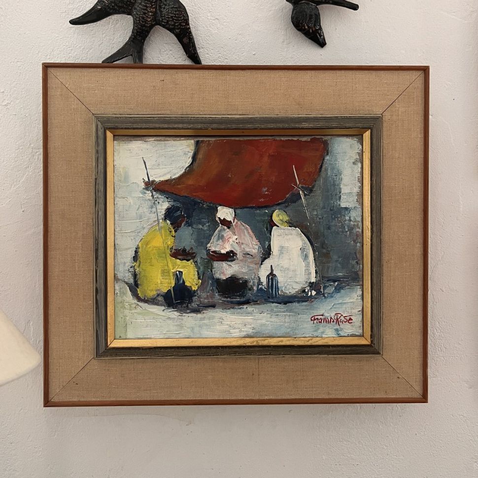 Картина 42х37 см холст масло