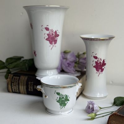 Ваза Herend Apponyi Chinese Bouquet 21 см Венгрия