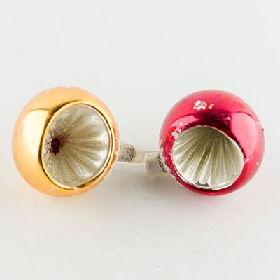 Шарик новогодний набор 2 шт. стекло