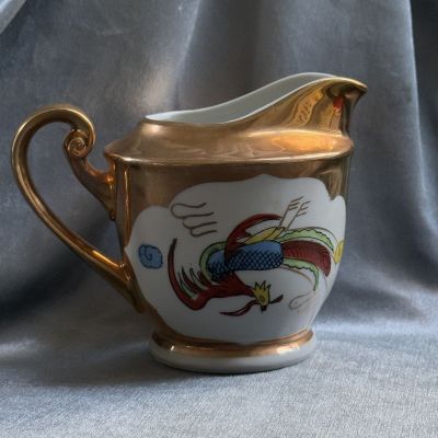 Молочник Дракон и феникс 250 мл фарфор Япония 