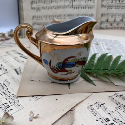 Молочник Дракон и феникс 250 мл фарфор Япония 