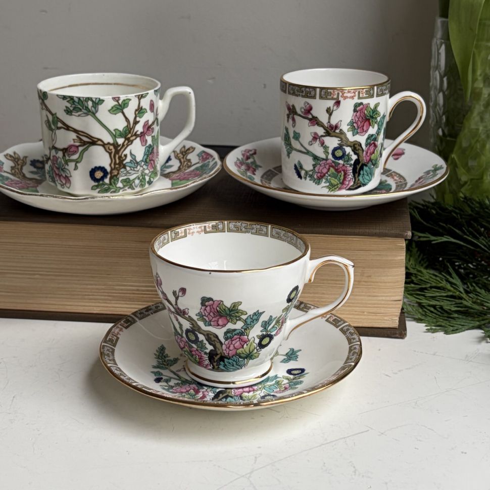 Кофейная пара Royal Grafton Indian Tree 100 мл Англия 