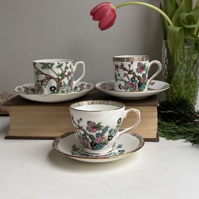 Кофейная пара Royal Grafton Indian Tree 100 мл Англия 