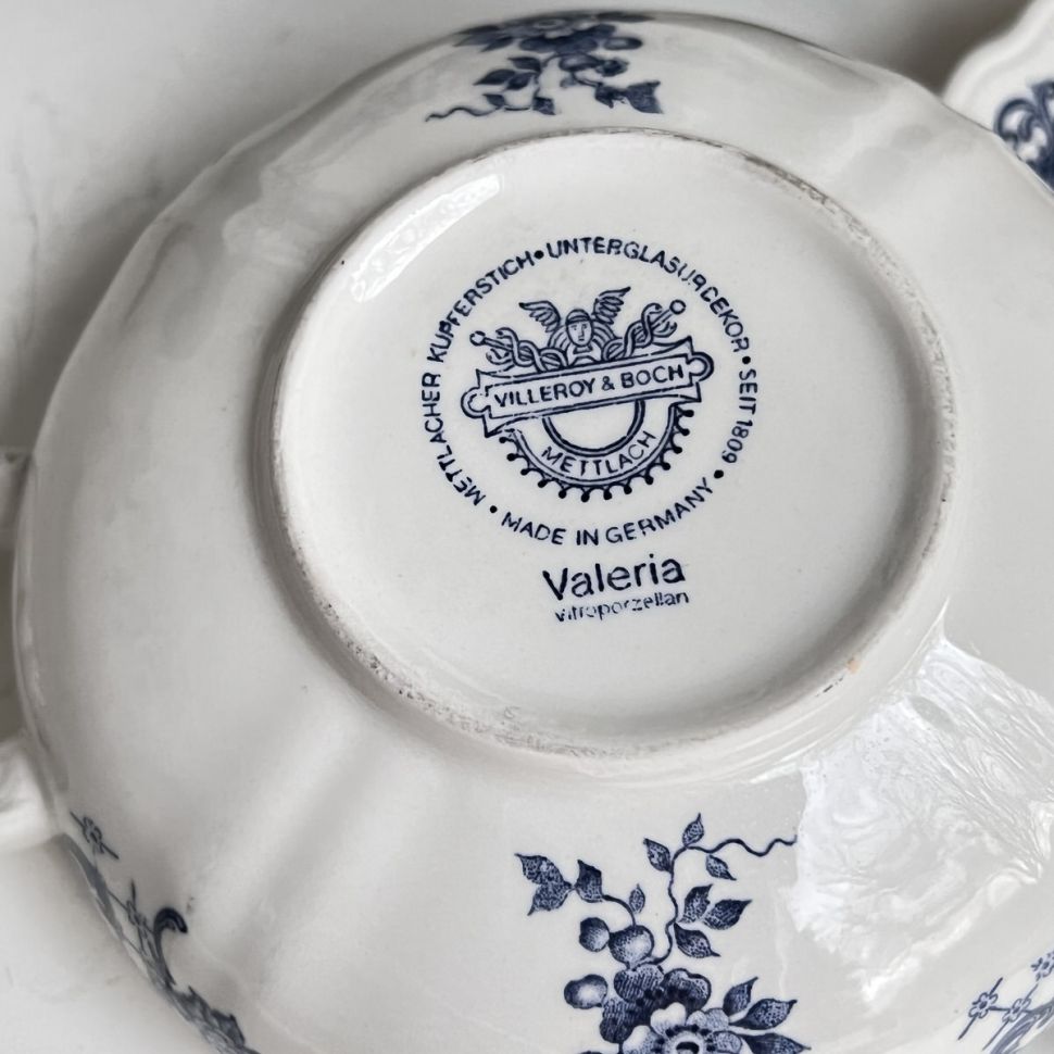 Бульонная пара Valeria ВиллеройБох 300 мл Германия 1940-1970 гг.