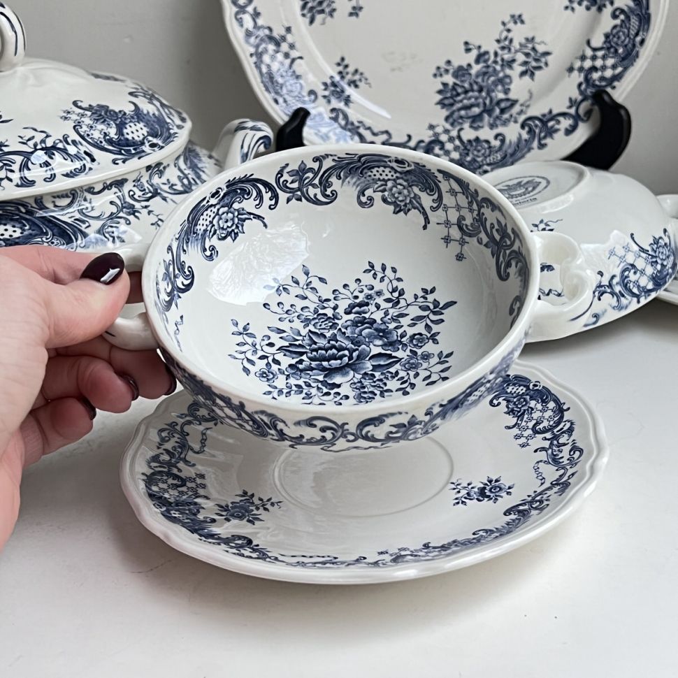 Бульонная пара Valeria ВиллеройБох 300 мл Германия 1940-1970 гг.