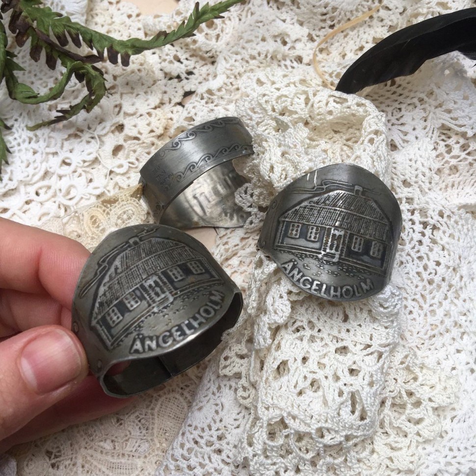 Кольцо для салфеток набор 3 штуки