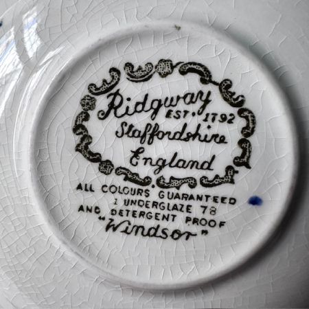 ​Чашка Ridgway Staffordshire Windsor 200 мл Англия         