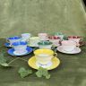 Кофейная пара Porcelainerie Nouvelle Limoges 100 мл фарфор Франция
