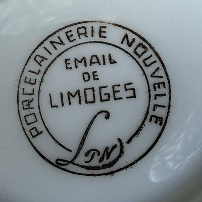 Кофейная пара Porcelainerie Nouvelle Limoges 100 мл фарфор Франция